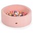 Piscina cu bile Moni Boucle, Pink, 200 bile