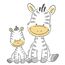 Накладка на унитаз MALTEX Zebra White/Grey, 2 компонента, изображение 2
