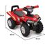 ATV fara pedale MONI 551 Red, 3 image