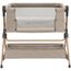 Patut co-sleeper + scaun de masa KIKKABOO Sleat Me Beige, 7 image