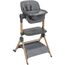 Patut co-sleeper + scaun de masa KIKKABOO Sleat Me Grey, 12 image