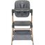 Patut co-sleeper + scaun de masa KIKKABOO Sleat Me Grey, 15 image