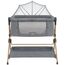 Patut co-sleeper + scaun de masa KIKKABOO Sleat Me Grey, 3 image