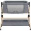 Patut co-sleeper + scaun de masa KIKKABOO Sleat Me Grey, 5 image