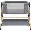 Patut co-sleeper + scaun de masa KIKKABOO Sleat Me Grey, 7 image