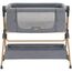 Patut co-sleeper + scaun de masa KIKKABOO Sleat Me Grey, 8 image