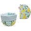Cos textil pentru piine Tognana Panarea Lemon, D20X19 cm, 3 image