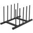 Suport pentru 4 farfurii EH, metal, negru, 20х12.5х12 cm, 2 image