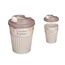 Pahar ToGo cu capac Phibo "Fericire", forma reliefata, 350 ml, 2 image