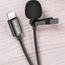 Microfon lavalier cu fir KAKU Ksiga KSC-764, Lightning 2 m, Negru