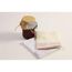 Prosop BUMBACEL Waffle, 40x70 cm, Alb/Mov, 2 image