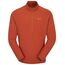 Tricou cu mânecă lungă RAB Sonic LS Zip, XL, Red Clay