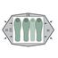 Палатка Pinguin Gemini 210 green, изображение 2