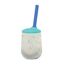 Ceașcă NUBY NV04035 "Silicone mini cup with straw", De la 12 luni, 120 ml, 3 image