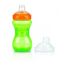 Pahar fara scurgeri NUBY ID9648, Cu pai moale, Pentru copii de la 6 luni, 300 ml, 5 image