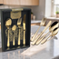 Set tacimuri Pinti Princess Sun, inox, aurie, 24 buc