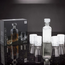 Set garafa pentru whisky Atmosfera Opera, 900 ml si 4 pahare 230 ml