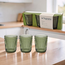 Set pahare Tognana Dorico, 310 ml, verde, 3 buc