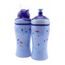 Set de pahare NUBY NV04017BLUE, "Free Flow Pop-Up Sipper", De la 18 luni, 360 ml, 2 buc