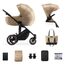 Коляска KINDERKRAFT Prime 2, 2 в 1, Бежевая, изображение 2