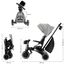 Tricicleta pliabila KINDERKRAFT Jazz 2 gri, 9 image