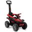Masina cu maner BABY MIX 56317 Mega Prime EVA rosu