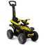 Masina cu maner BABY MIX 56316 Mega Prime EVA galben