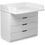 Comod-masa de infasat PERNAMEA HappyBaby Standart 800 MDF, Alb, 2 image