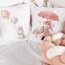 Set pentru patut PERNAMEA Coasa Iepuras, 8 piese, Roz, 4 image