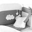 Set pentru patut PERNAMEA SATIN, 8 piese, Gri, 3 image
