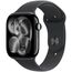Умные часы APPLE Watch Series 11, GPS, 46mm, Jet Black, Aluminium Black Sport Band, M/L, Model A3333