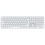 Tastatură Apple Magic Keyboard Touch ID and Numeric Keypad for Mac models, Ru, White