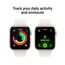 Умные часы Apple Watch SE 3, GPS, 44mm, Starlight Aluminium Case Starlight Sport Band, M/L, изображение 6