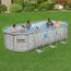 Piscina BESTWAY STEEL PRO MAX Oval, 549х274х122 cm, 13430 L, cadru metalic