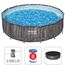 Piscina BESTWAY STEEL PRO MAX Round 427x107 cm, 13030L, cadru metalic, 2 image