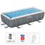 Piscina BESTWAY STEEL PRO MAX Rectangular 404x201x100 cm, 6478 L, cadru metalic, 2 image