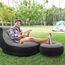 Fotoliu gonflabil cu puf INTEX VELUR ULTRA LOUNGE, 102x137x79 cm/64x28 cm, 4 image