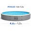 Piscină gonflabilă IPOOLGO,  4.6 m * H 1.2 m