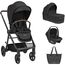 Carucior 3in1 Kikkaboo Mia, Black