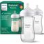 Set 2 biberoane din sticla Philips Avent Natural, 240 ml