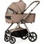 Carucior 2in1 DadaPrams Flux, + Adaptoare, Beige, 3 image