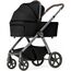 Carucior 2in1 DadaPrams Flux, + Adaptoare, Black, 2 image