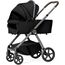 Carucior 2in1 DadaPrams Flux, + Adaptoare, Black, 4 image