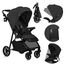 Коляска LIONELO Emma One Grey Stone, изображение 5