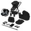 Коляска LIONELO 3-в-1 Bianka Black Onyx, изображение 12