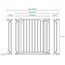 Poarta de siguranta LIONELO Truus Slim LED Grey, 6 image
