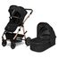 Carucior LIONELO 2 in 1 Amber Black Onyx