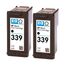 Cartus HP 339 (C9504EE), Black 2-Pack, 3 image