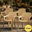 Set de scaune Babel, 4 buc