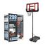 Set de baschet pentru copii JLLSPORTS, Cu minge și pompă, 209 cm